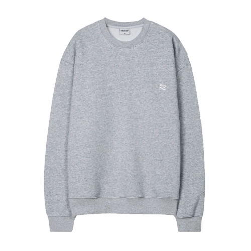 DE 로고 베이직 기모 스웻셔츠 | 멜란지