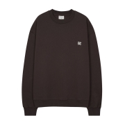 DE 로고 베이직 기모 스웻셔츠 | 브라운