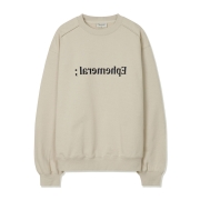 에페메랄 스티치 스웻셔츠 | 라이트베이지