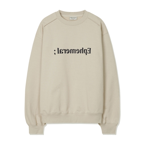 에페메랄 스티치 스웻셔츠 | 라이트베이지