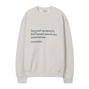 픽셀드 이모션 스웻셔츠 | 오트밀