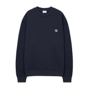 DE 로고 베이직 기모 스웻셔츠 | 네이비