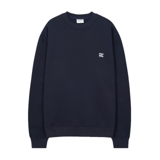 DE 로고 베이직 기모 스웻셔츠 | 네이비