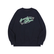 btm71 꼴뚜기 개임 시즌2 그래픽 로고 맨투맨 | 네이비