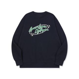 btm71 꼴뚜기 개임 시즌2 그래픽 로고 맨투맨 | 네이비