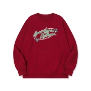 btm71 꼴뚜기 개임 시즌2 그래픽 로고 맨투맨 | 레드