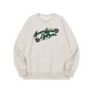 btm71 꼴뚜기 개임 시즌2 그래픽 로고 맨투맨 | 오트밀