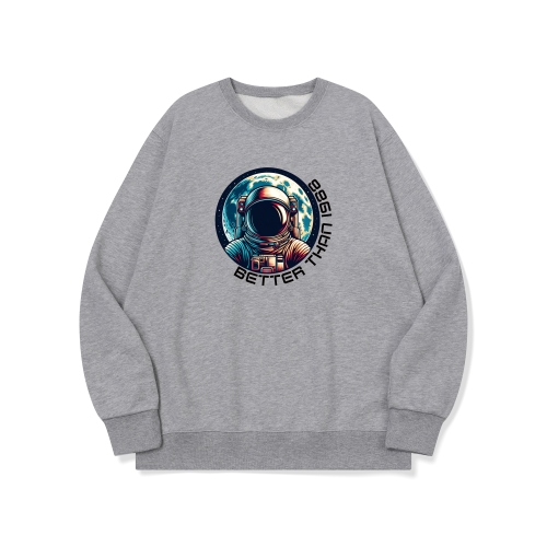 btm74 화성 갈끄니까 그래픽 로고 맨투맨 | 그레이