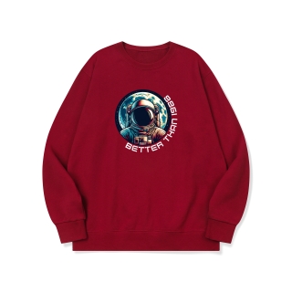 btm74 화성 갈끄니까 그래픽 로고 맨투맨 | 레드