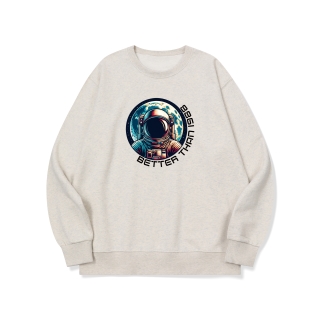 btm74 화성 갈끄니까 그래픽 로고 맨투맨 | 오트밀