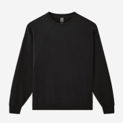 12000 오버핏 기모 무지 맨투맨 티셔츠 블랙