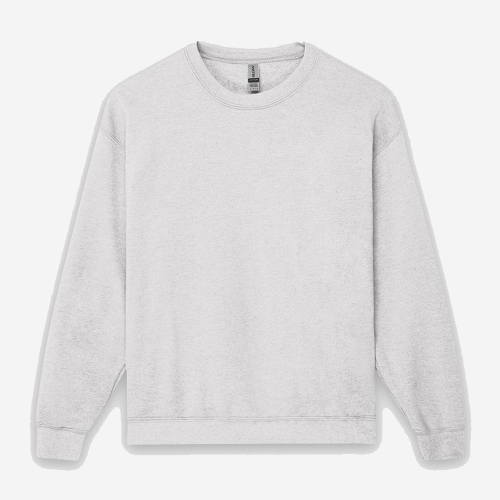 오버핏 기모 무지 맨투맨 태셔츠 애쉬그레이