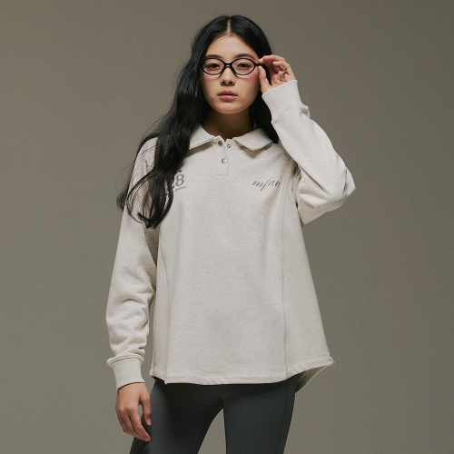 스냅라인 폴로 롱슬리브 | 오트밀