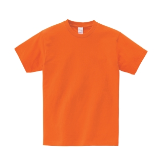 17수5.4oz 베이직  무지 반팔티 | 오렌지