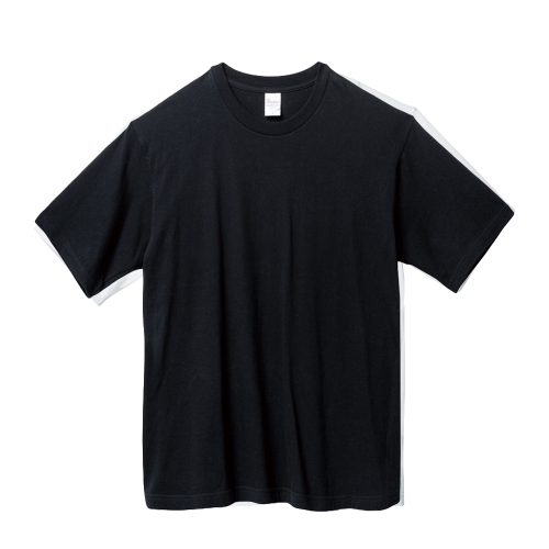 오버핏 무지 반팔티 | 블랙