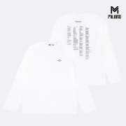 밀리브로 KOREA ARMY List 육군 오버핏 긴팔티 흰색