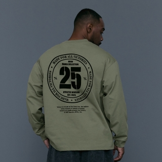 서클25 오버핏 롱슬리브 | 카키