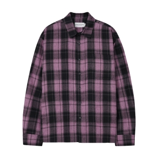 코지 스무스 컬러 체크 셔츠 | 핑크