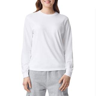 6014 가먼트다이 오버핏 무지 긴팔티 2XL | 화이트