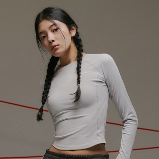 모션 에어 스트레치 롱슬리브 라이트그레이