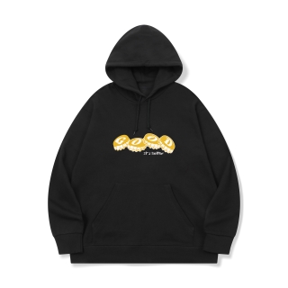 bth58 황무지 병뚜껑 수집가 그래픽 후드티 | 블랙