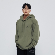 메가핏 심볼 후드 롱슬리브 | 카키