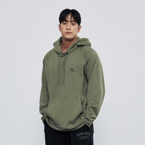 메가핏 심볼 후드 롱슬리브 | 카키