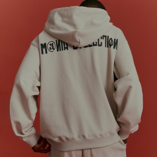 매니아 아카이브 셋업 후디 | 라이트그레이