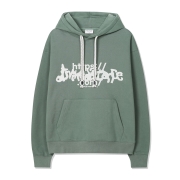 플래시 웹 기모 후드티 | 그린