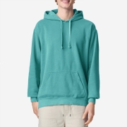 1567 가먼트다이 오버핏 무지 기모 후드티 | 씨폼