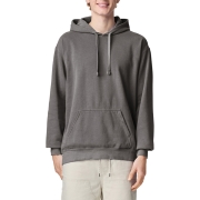 1567 가먼트다이 오버핏 무지 기모 후드티 | 페퍼