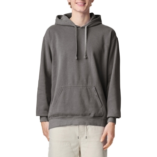 1567 가먼트다이 오버핏 무지 기모 후드티 | 페퍼