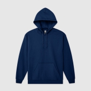 12500 오버핏 기모 무지 후드티 | 네이비 | 2XL,3XL