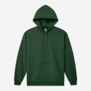 12500 오버핏 기모 무지 후드티 2XL, 3XL | 포레스트그린