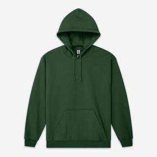 12500 오버핏 기모 무지 후드티 2XL, 3XL | 포레스트그린