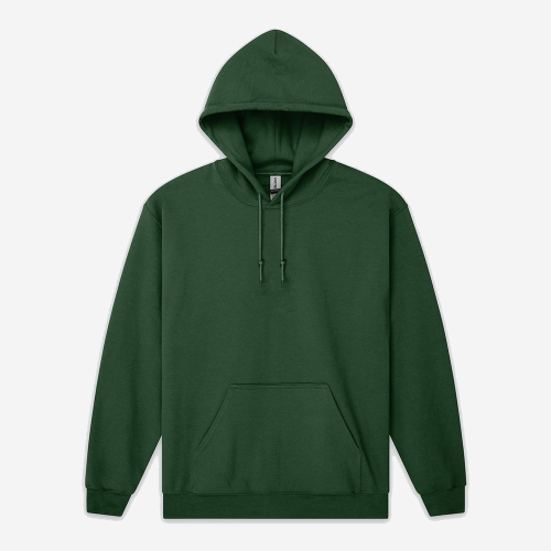 12500 오버핏 기모 무지 후드티 2XL, 3XL | 포레스트그린