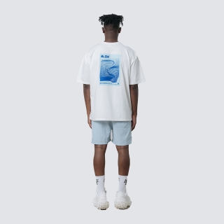 Blue Graphic T-Shirts | WHITE