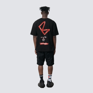 시그니처 레드 로고 T-Shirts | BLACK