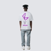 시그니처 퍼플 로고 T-Shirts | WHITE