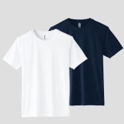 [2pack] 에어쿨링 소프트 기능성 티셔츠 | 화이트 네이비1+1