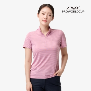 여성 반팔 집업티 | 라일락