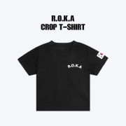ROKA 크롭 반팔티