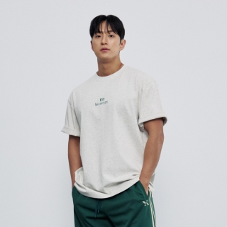 바벨 페이드 숏 슬리브 오트밀