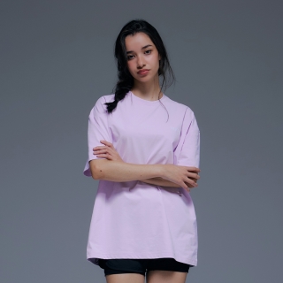 소프트 릴렉스 오버핏 숏슬리브 핑크