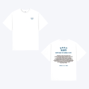 국산 코튼 해군 1945 창설 기념일 역사 오버핏 티셔츠