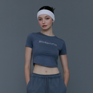 글린 픽시 슬림 숏슬리브 | 딥블루