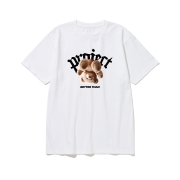 btss09 과연 곰이 귀여울까 로고 그래픽 반팔티셔츠 | 화이트