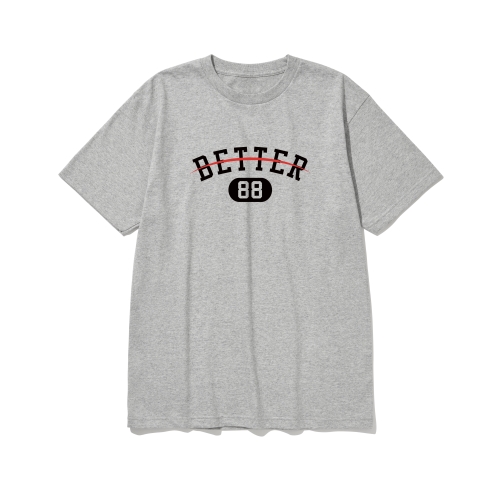 btss40 베러댄 샤샤삭 버전2.0 그래픽 반팔티셔츠 | 그레이