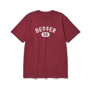 btss40 베러댄 샤샤삭 버전2.0 그래픽 반팔티셔츠 | 버건디