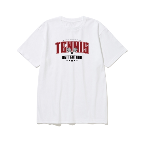 btss18 신규 업뎃 공놀이 로고 그래픽 반팔티셔츠 | 화이트